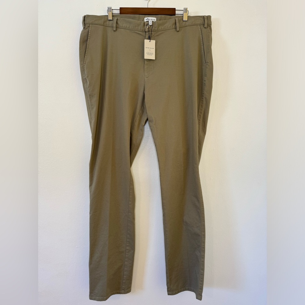 Peter Millar Pilot Twill Flat Front Trouser Size 42 NWT